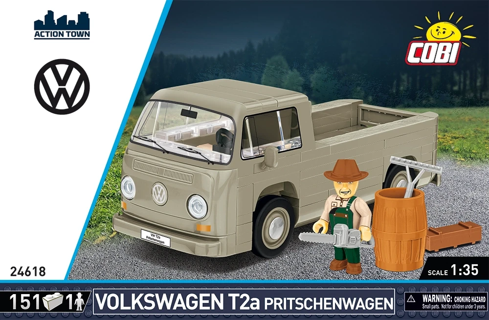 Volkswagen T2a Pritschenwagen (COBI-24618)  Volkswagen  Cobi.eu